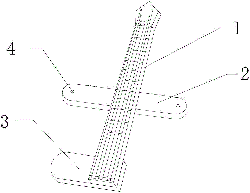 一种折叠吉他的拾音旋臂结构的制作方法