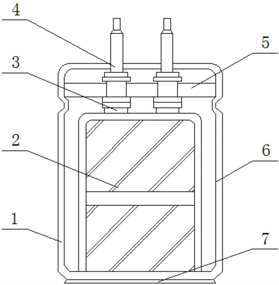 一种自带保险提高安全性的电容器的制作方法