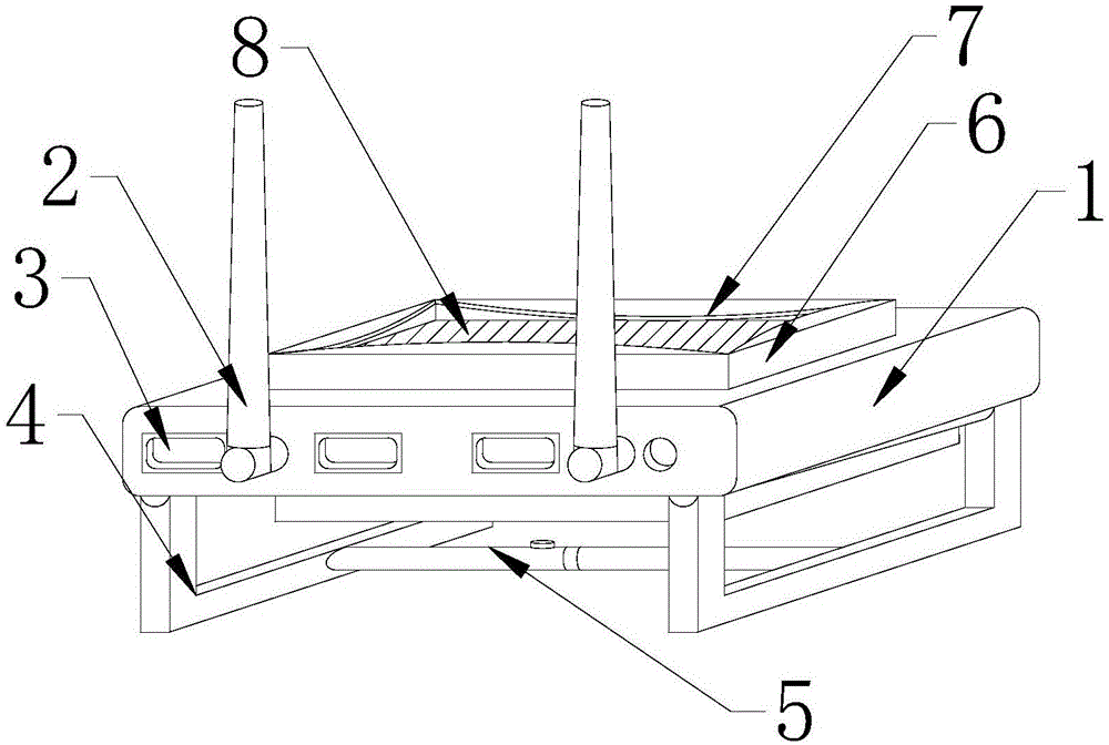 一种具有抗潮湿功能的量子路由器的制作方法