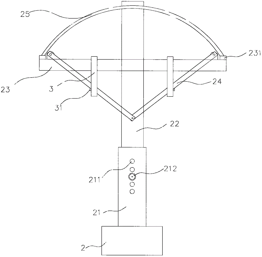 一种适用于北方温室的葡萄架的制作方法