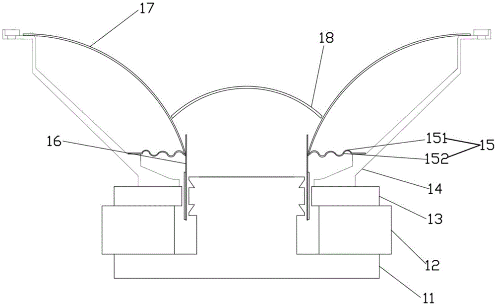 一种增强弹波稳定性的动圈式扬声器单体的制作方法