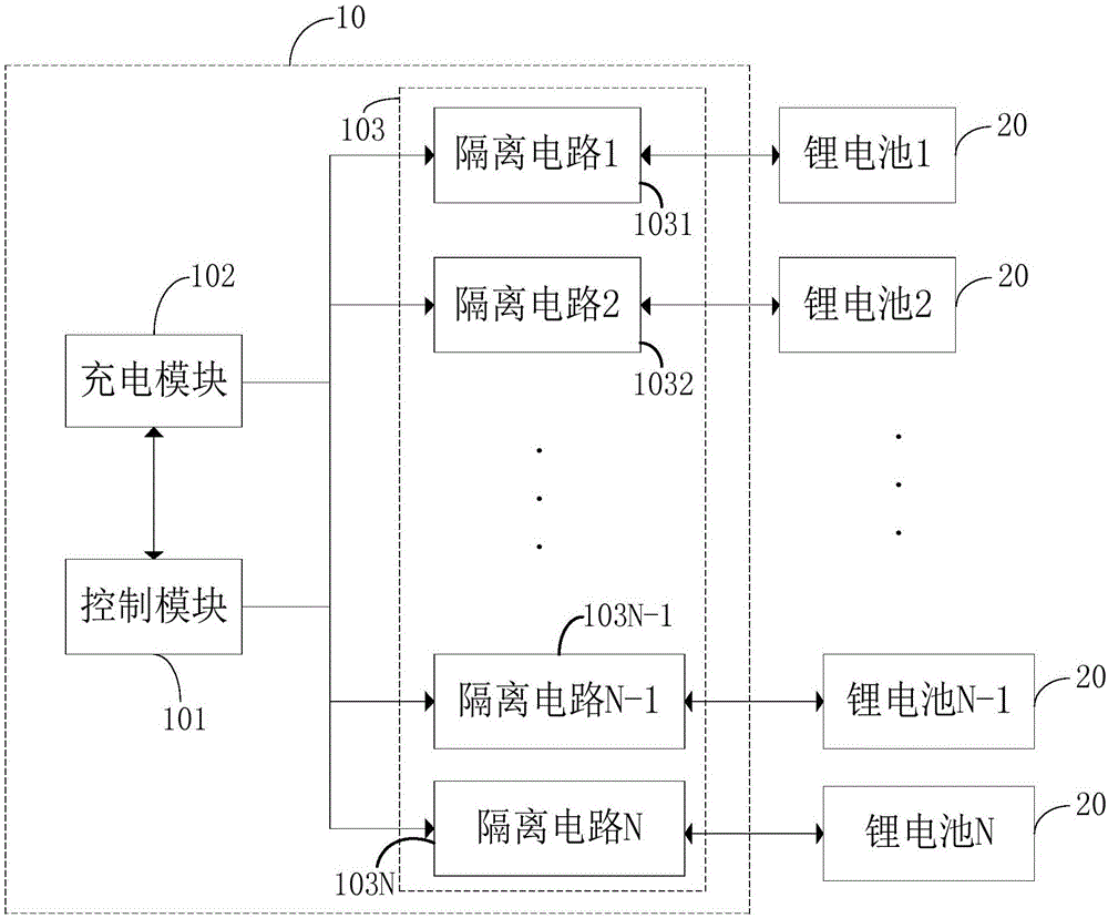 均衡充电电路及B型超声设备的制作方法