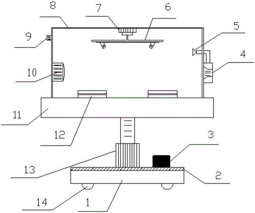 一种管材销售用展示架的制作方法