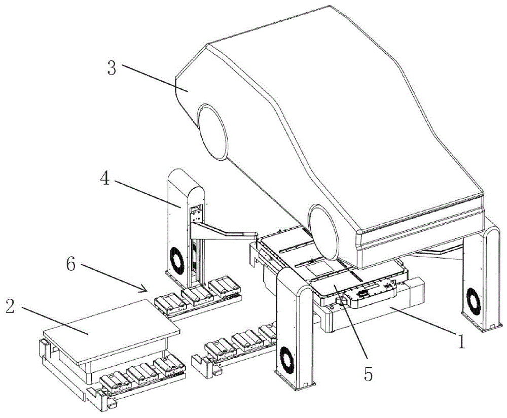 动力电池的运输和作业站、车辆生产流水线和方法与流程