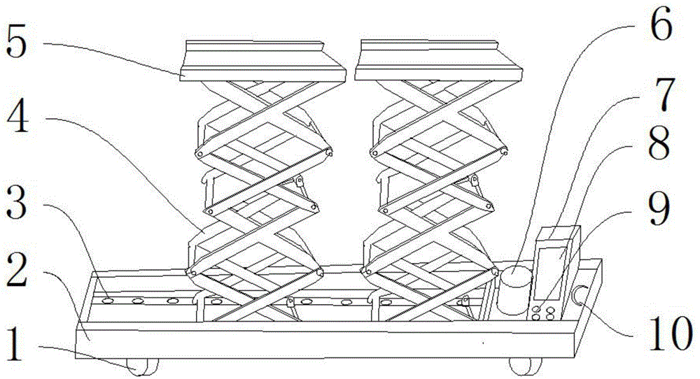一种用于建筑的折叠升降车的制作方法