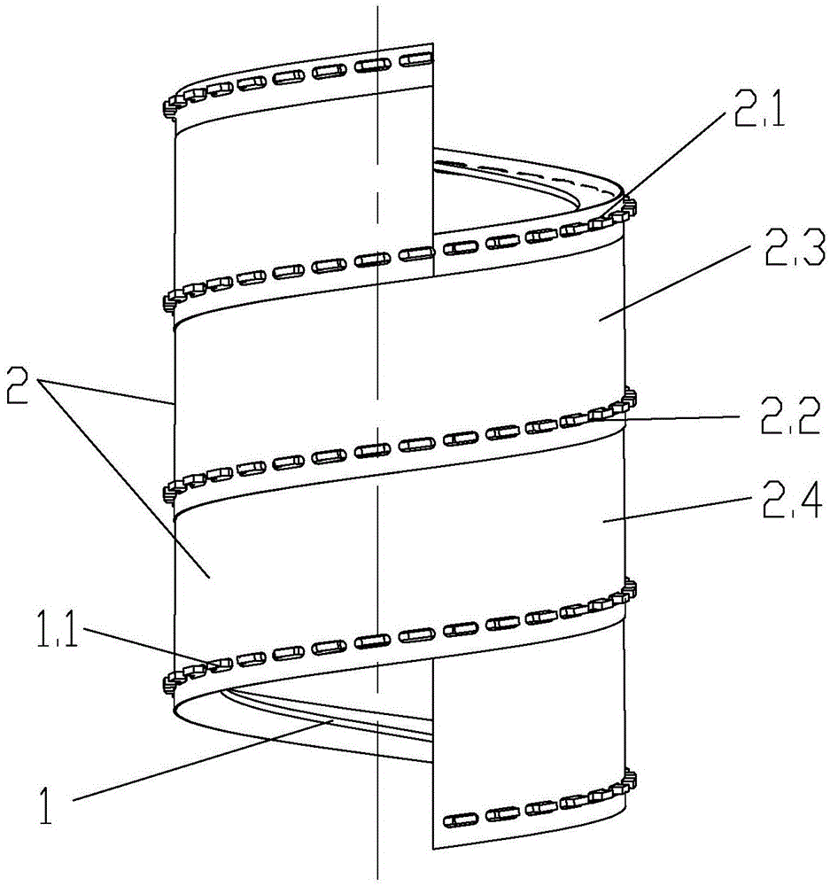 一种用于升降装置的水平带与竖直带啮合结构的制作方法