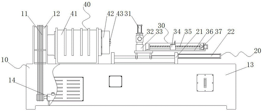 一种便于更换锥方模具的锥方机的制作方法