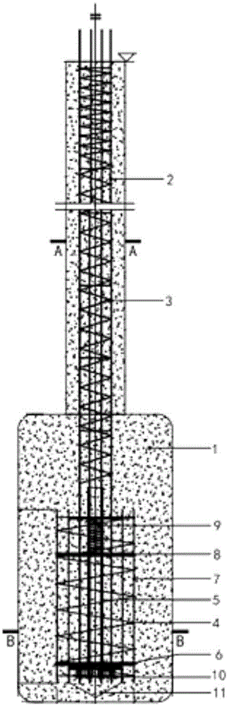 一种抗压抗拔变直径钢筋笼扩底桩的制作方法
