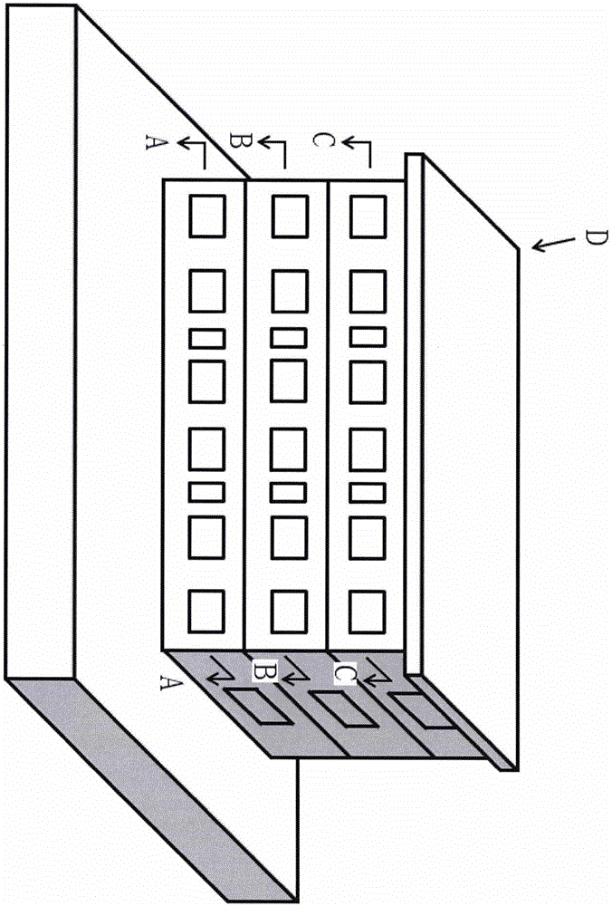 中间走廊贯通式非住宅楼结构转变为住宅楼结构的制作方法