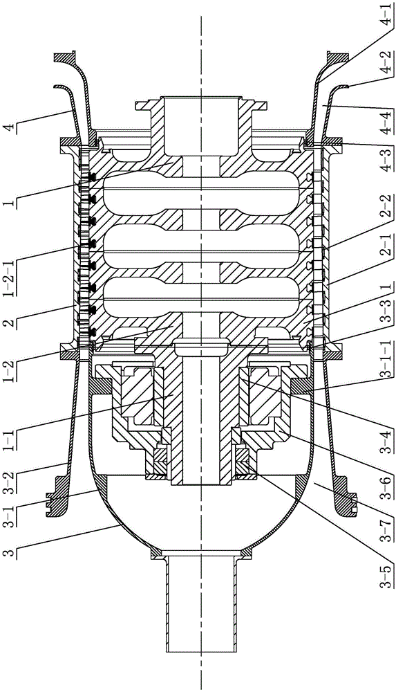 一种氦气低压压气机整体密封结构的制作方法