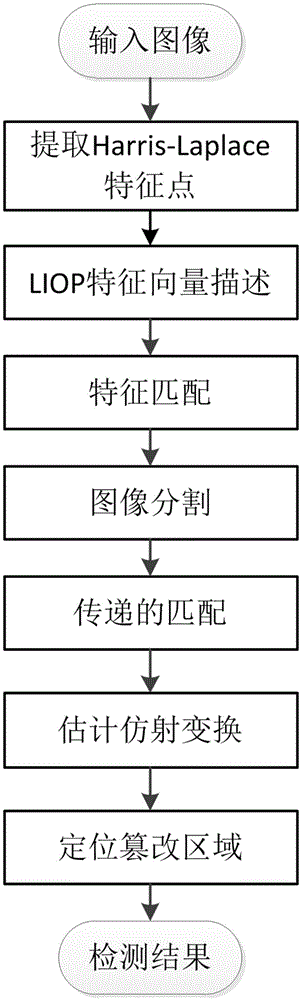 一种基于关键点传递匹配的图像复制粘贴检测方法与流程