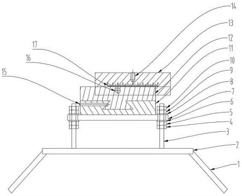 一种水平度和装配中心可调的棱镜固定支架的制作方法