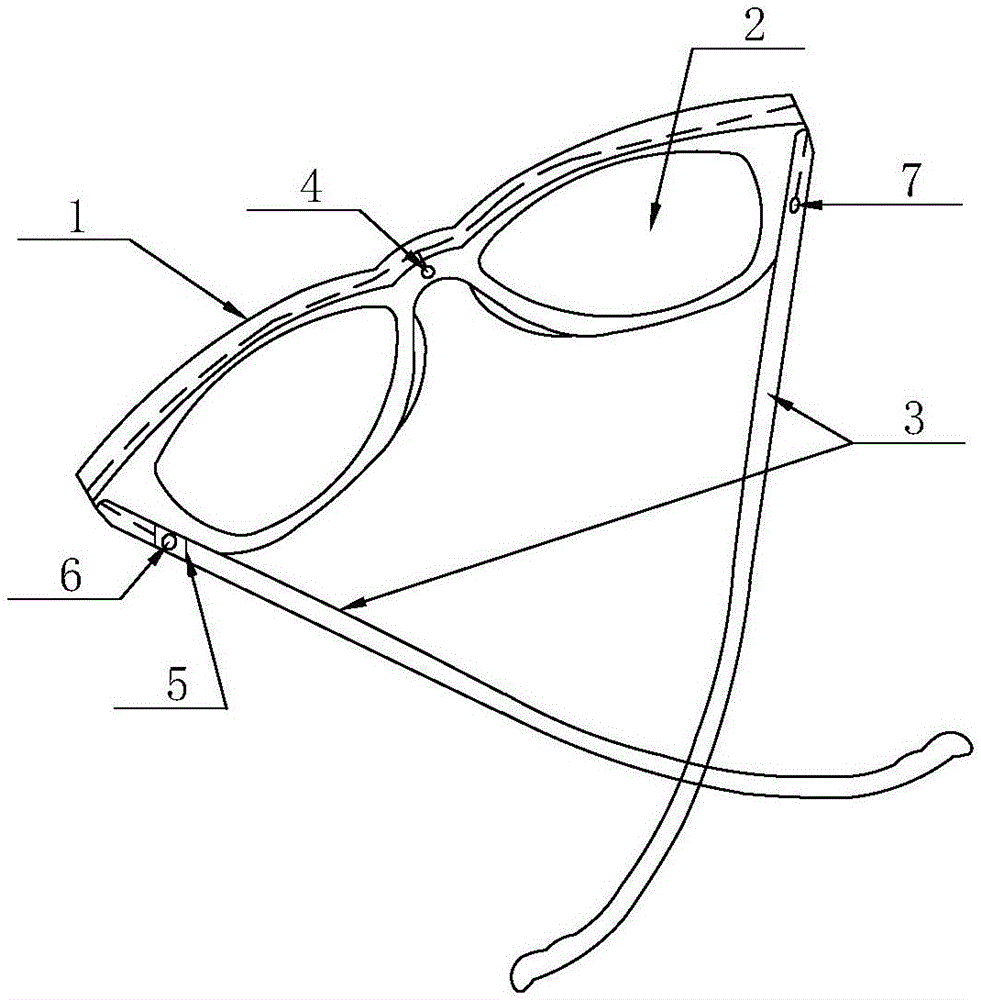 一种眼镜的制作方法