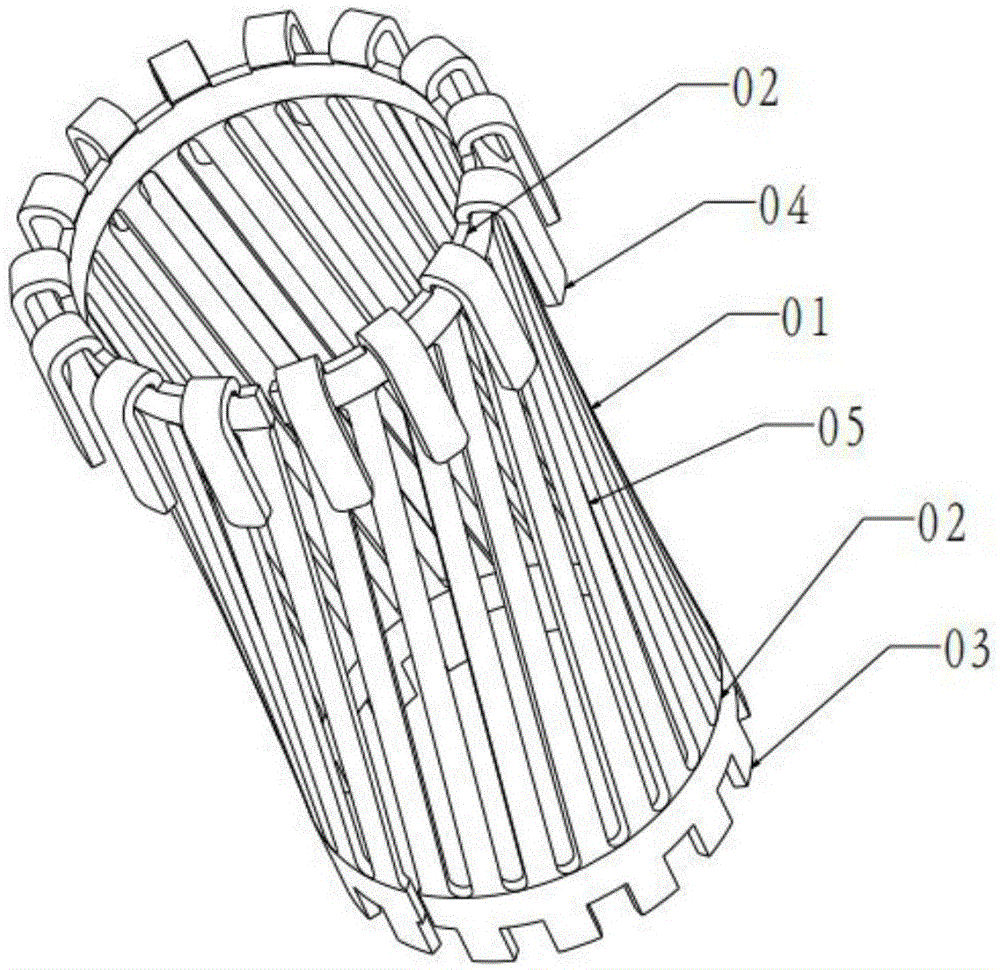一种簧冠簧插孔接触件的制作方法