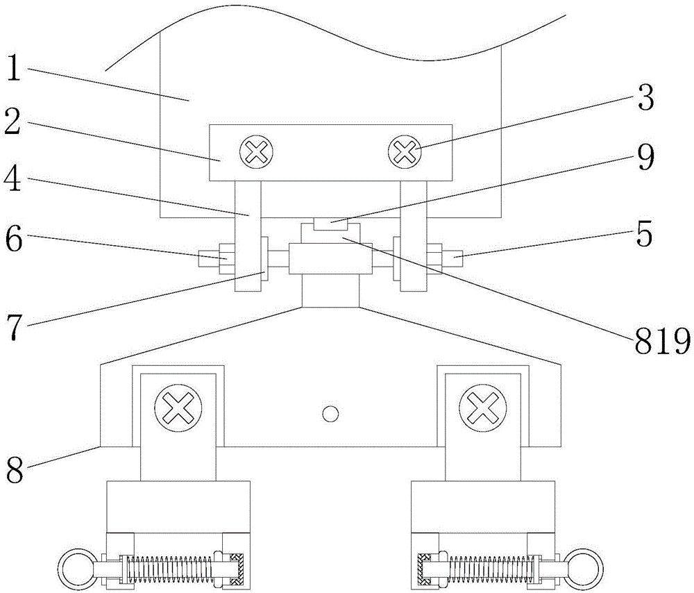 一种电瓷电器安装固定架的制作方法