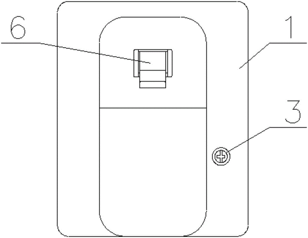 一种单相开关面板与基座固定结构的制作方法