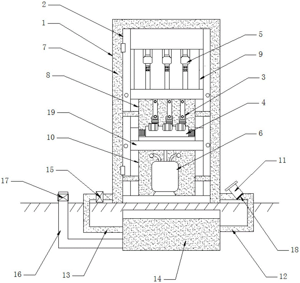 一种用于石油钻机电代油高压房的油浸式环网柜的制作方法