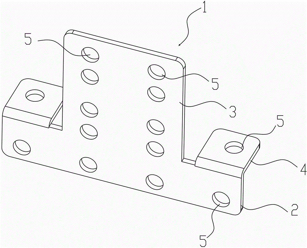 一种开关柜侧边连接支架以及开关柜侧框的制作方法