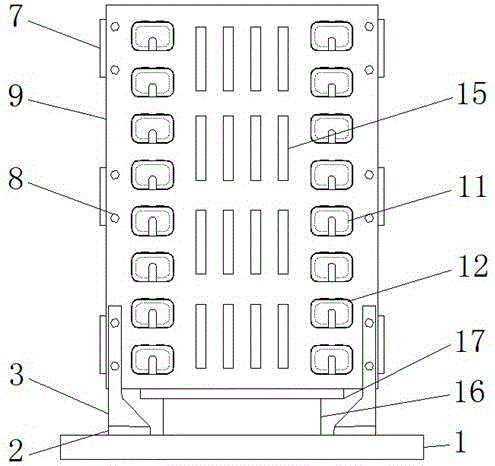 一种铁路信号控制插接式继电组合架的制作方法