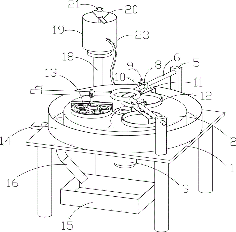 一种吊装式浮动油封研磨机的制作方法