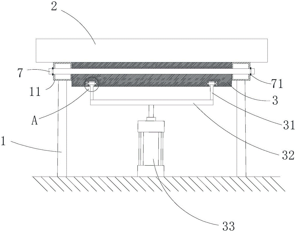 一种钢管抛光机进料端的下料机构的制作方法