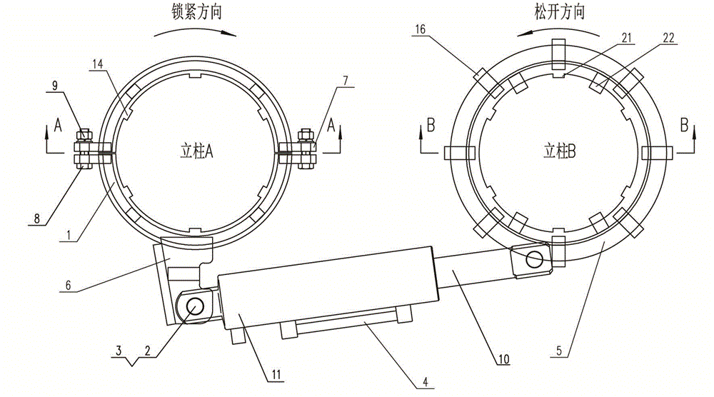 液压支架立柱螺纹导向套拆卸及装配工具的制作方法