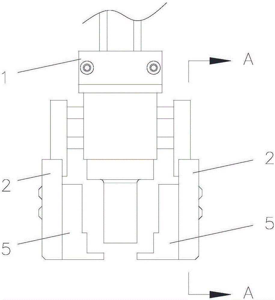 内塞盖夹爪快拆机构的制作方法