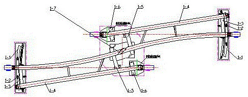 跨座式单轨替换梁单渡线道岔设备的制作方法