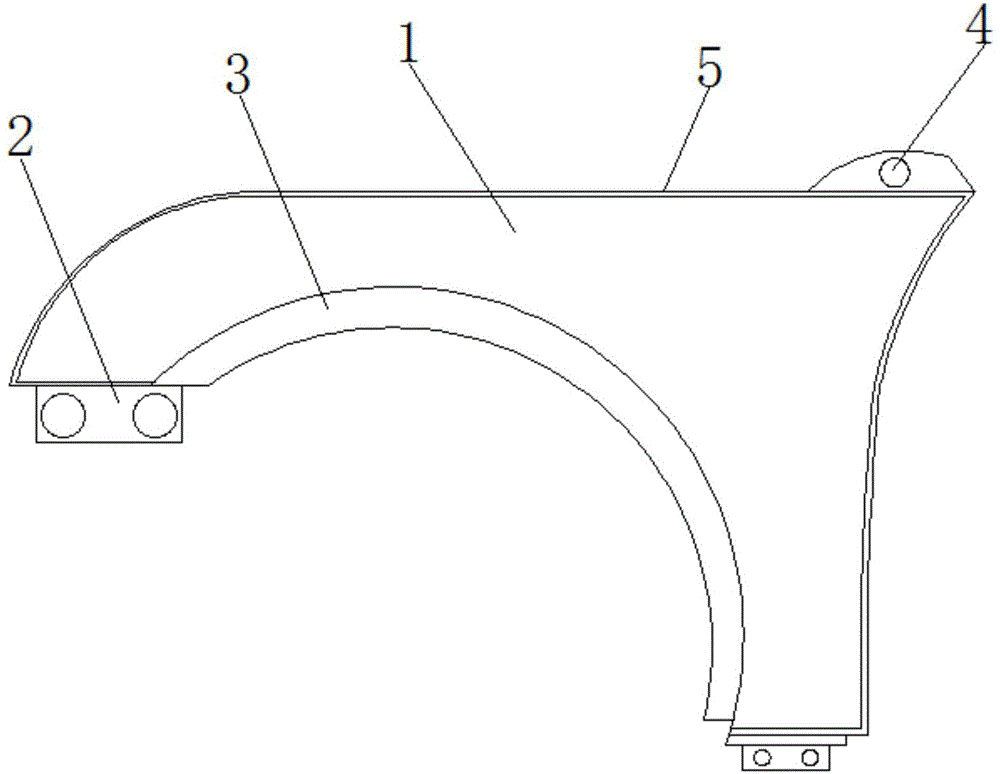 一种具有隔音效果的前围板左加强板的制作方法