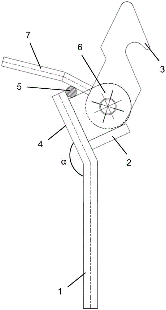 一种绑扎桥人孔盖的挂钩装置的制作方法