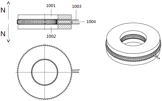 直流盘式旋转电机的制作方法