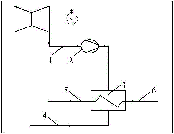 一种乏汽加压供热系统的制作方法