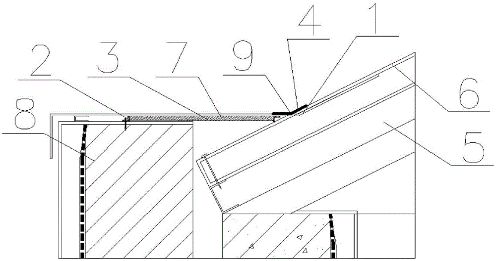 一种夹芯板屋面泛水件的制作方法