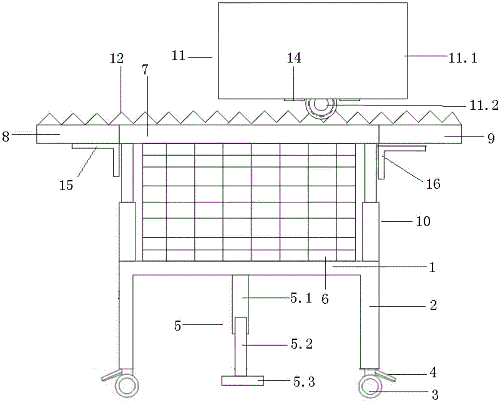 隧道施工架的制作方法