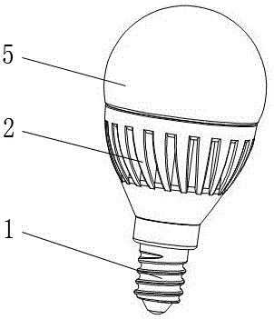 一种风型陶瓷球泡灯的制作方法
