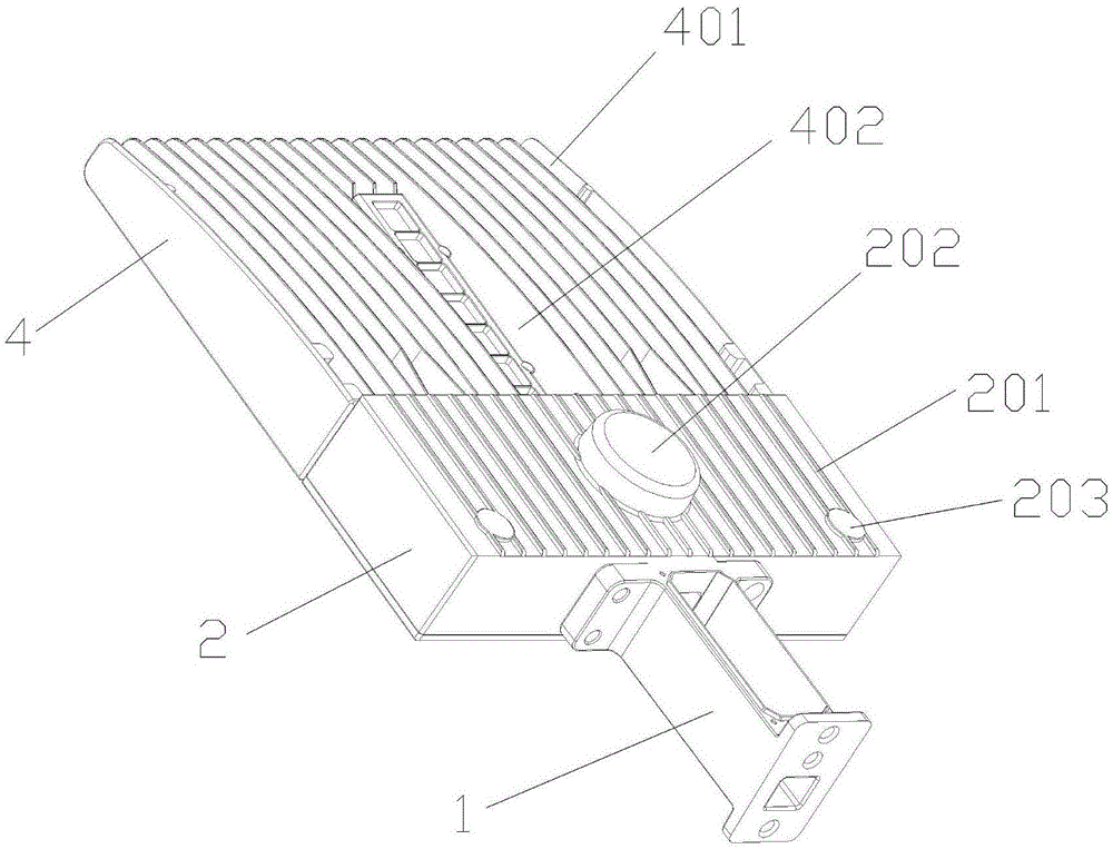 一种防止热量叠加的路灯的制作方法