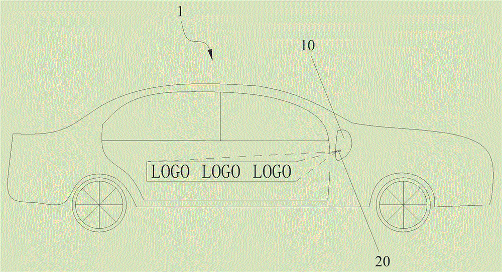 车身标识投影灯的制作方法