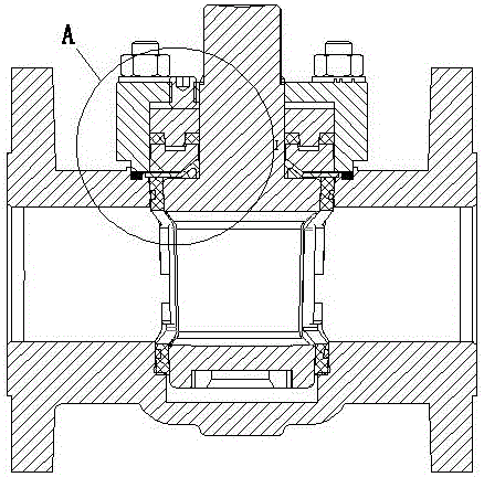 旋塞阀的二重密封结构的制作方法