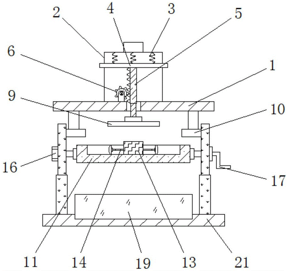 一种电磁炉重力锅的硬度检测设备的制作方法