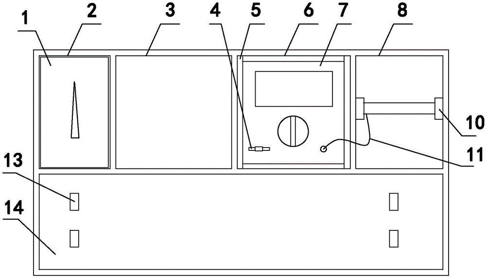 一种高压试验放电棒专用箱的制作方法