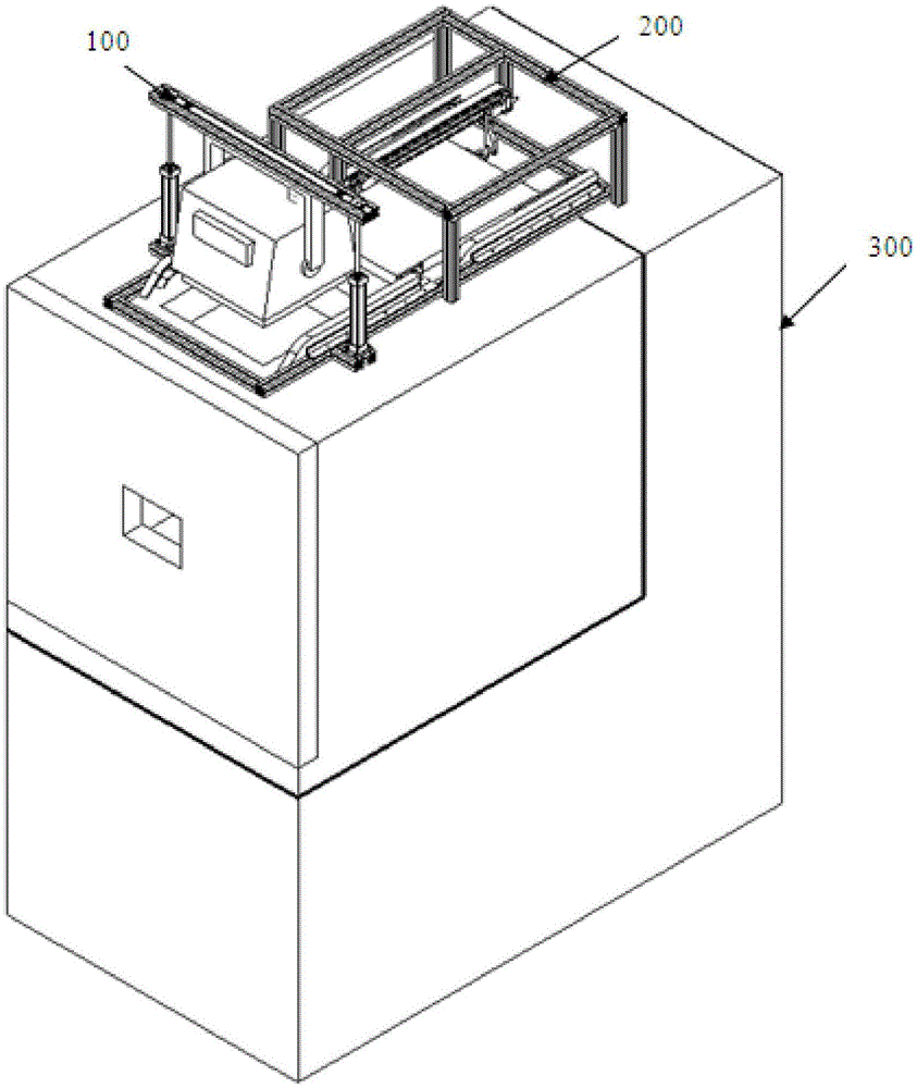 一种小型阳光模拟箱用灯箱接口配合装置的制作方法