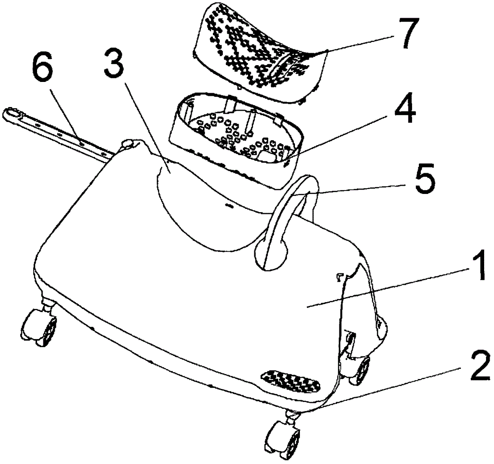 一种两用滑行车用的座位调节装置的制作方法