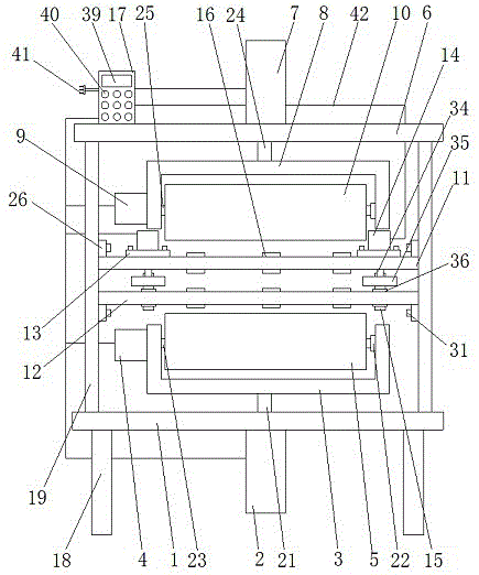 一种家具木板加工用双面抛光机及其操作方法与流程