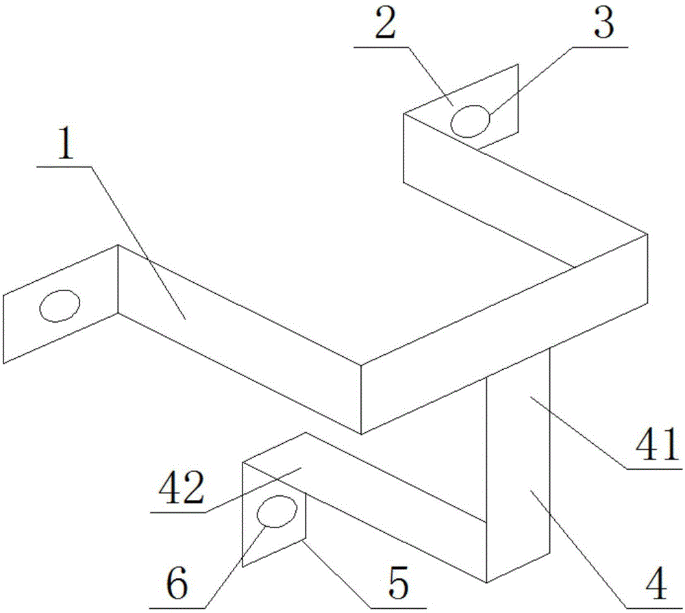 纯电动客车高压插头托架的制作方法