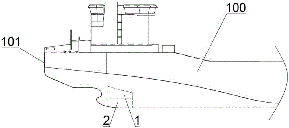 一种极地船双底冰刀区的根部结构及其建造方法与流程