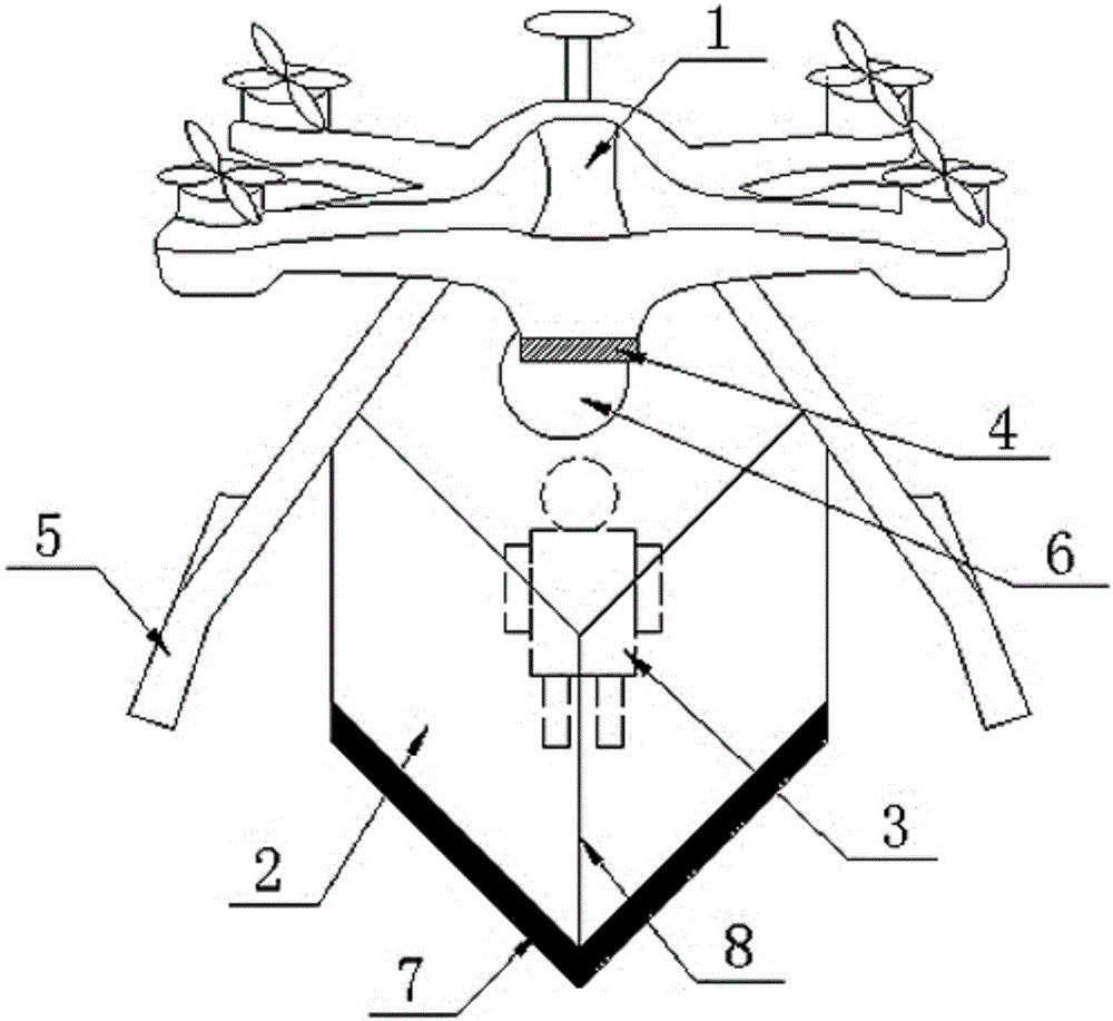 一种具有机器人物品运输功能的无人机的制作方法