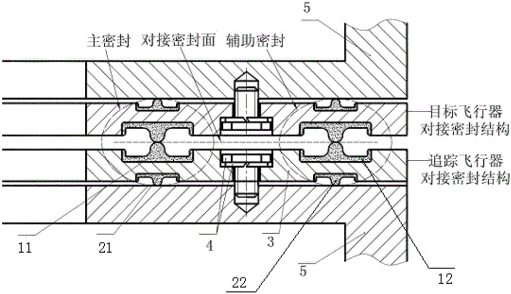 一种航天器低冲击空间对接密封装置的制作方法