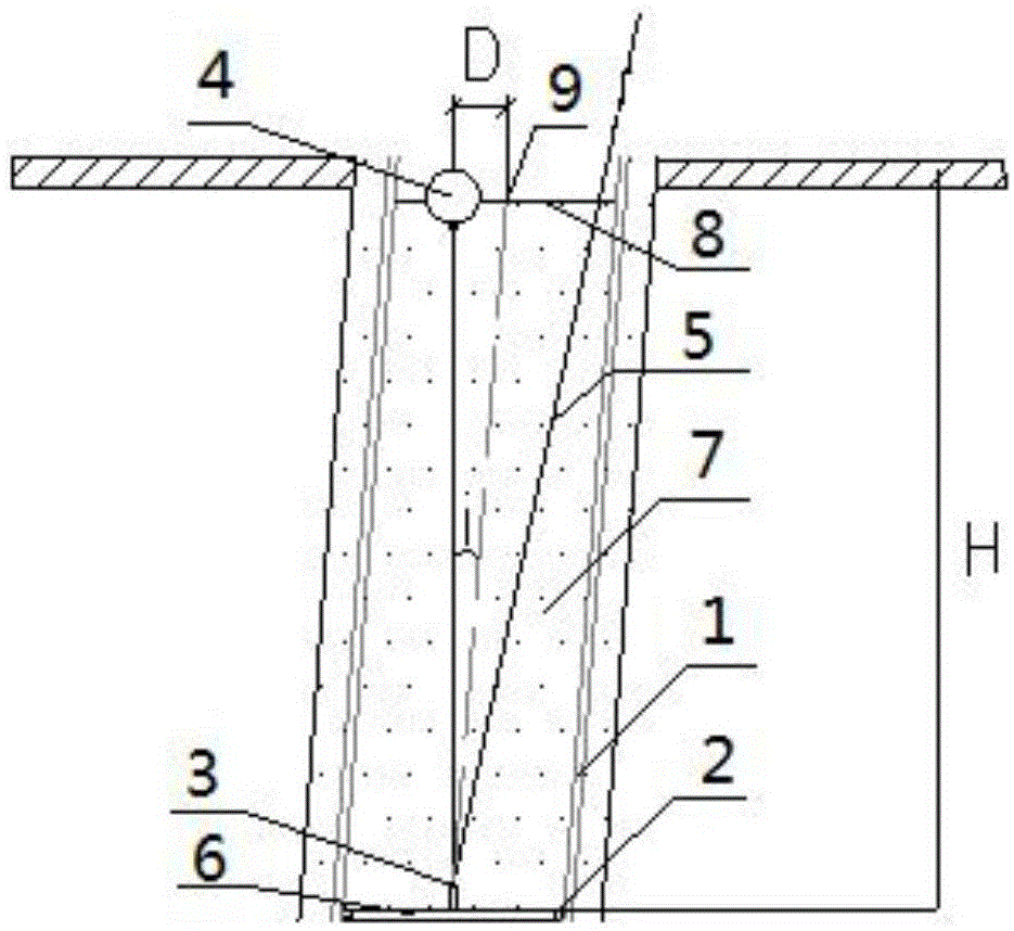 一种测量旋挖桩成孔垂直度的方法与流程
