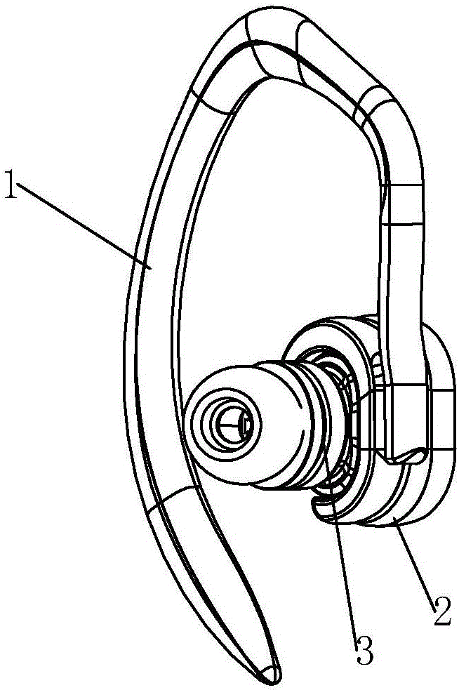 耳挂式耳机的可拆卸式调整结构的制作方法