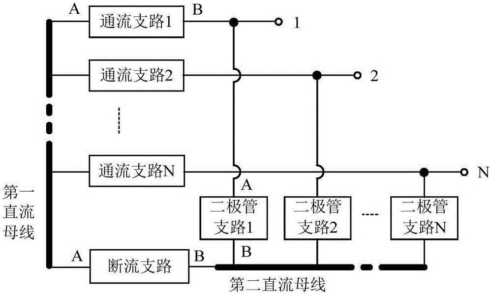 一种二极管钳位式多端口直流断路器及其动作时序的制作方法